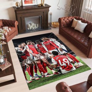 Arsenal Rug, Celebration Rug, Player Rug, Football Rug, Football Theme Rug, Teen Room Rug, Living Room Rug, Cool Rug, Popular Rug, 20X30 Rug