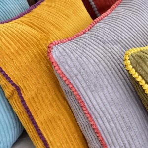 Corduroy Throw Pillow Cover, Piping Corduroy Pillow, High Quality Corduroy Pillow Cover, Designer Corduroy Cushion Cover, Mother’s Day Gift