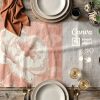 Tablecloth Mockup PSD with Smart Object and Canva Template, Boho Dining Table Cloth Mockup, Textiles  Fabric Mockup Pattern Design Showcase