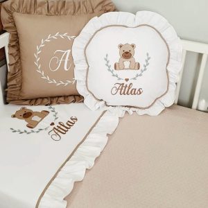 Personalized Baby Duvet Cover, Toddler Bedding Set, Crib Baby Bedding, Personalized Baby Gift, Toddler Organic Cotton Duvet Cover Set