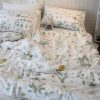 Linen Cinnamon & Sandalwood Linen duvet / dual color duvet cover with 4 pillow shames / tobacco duvet cover/ boho duvet cover Christmas Gift