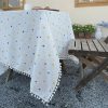 French Tablecloth Cover, Block Printed Tablecloth, Indian Table Linen, Floral Dinning Tablecloth Vintage Cotton Table Mats With Napkins