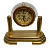 Quiet Alarm Clock Silent Wooden, Quiet Alarm Clock, Snooze Function, Large Face. Numbered Dial, Night light, Gentle sound, Traditional Clock