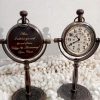Vintage Cosmo Time Quartz Desk Clock, WORKS, Cosmo Time Quartz Plastic Travel Clock, Made in Hong Kong