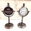 Vintage Aachen design desk clock / office clock around 1975