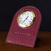 Walnut Wood & Epoxy Resin Desk Clock, Modern Table Clock, Unique Wooden Clock, Handmade Resin Clock, Office Decor, Minimalist Timepiece