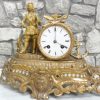 Personalized Table watch – Engraved Antique Desk Clock – custom gift Desktop clock, Anniversary gift for husband boyfriend Boss or loved one