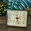 Vintage Retro Orange Desk Calendar, Desk Calendar, Desk Clock, Alarm Clock, Bedside Clock, Gift, Retro Clock, Retro Calendar. Gift