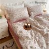 French Floral Cotton Duvet Cover Set, Vintage Flower Princess Bedding Set, French Country Style Duvet Cover Set, Full Queen Bedding Set