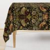 Indian Red Poppy Flower Block Print tablecloth Cotton Table Cover Table Runner Linens With 6 Pcs Napkins Set Kitchen Dining Table Boho Decor