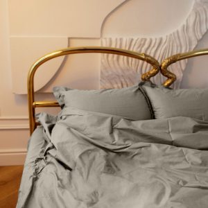 Light Taupe Cotton Bedding Set – Luxurious King Bedding Set, Duvet Cover, Queen Size Luxury Bed Set for Her, Perfect for Weddings