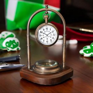 Personalized Antique Gift Desk Clock – Engraved Retirement Gift, Birthday Gift, 8th Wedding Anniversary Gift for Husband, Fathers Day Gift