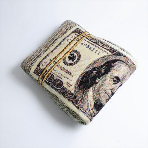 Folded Banknote Shape Pillow, US dollar (Phone Number Must Be Included For Purchase)