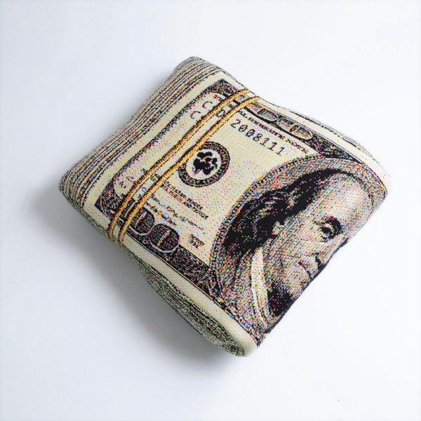 Folded Banknote Shape Pillow, US dollar (Phone Number Must Be Included For Purchase)
